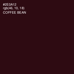 #2E0A12 - Coffee Bean Color Image